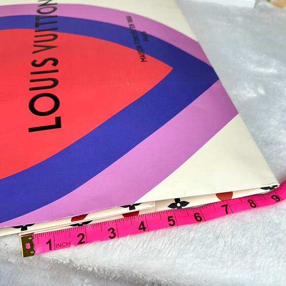 USING FOR CRAFTS NOW Louis Vuitton Xtra Large RARE Shopping Bag with gift note - Picture 15 of 15